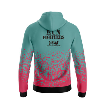 Sudadera Full print NEVER GIVE UP Run Fighters - Bissap