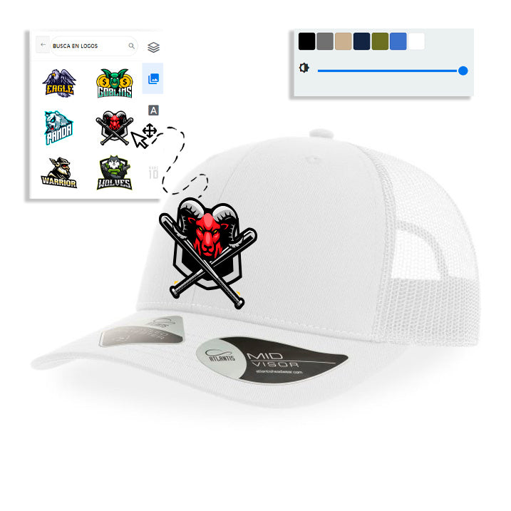 Gorra Bryce Perforada Atlantis - El placer de personalizar