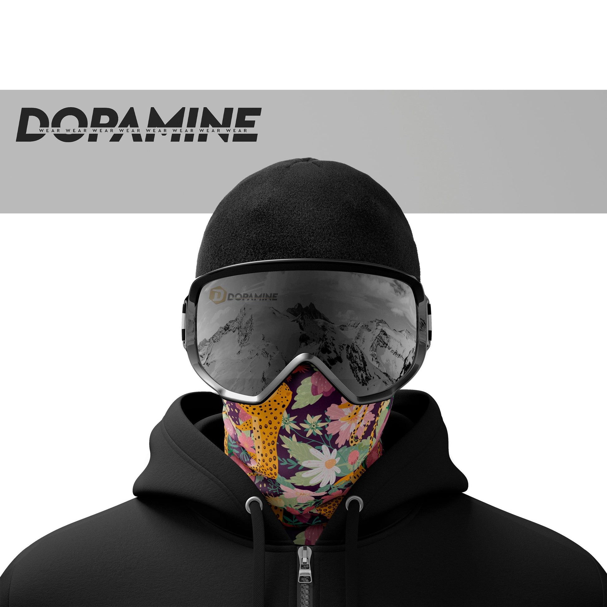 Dopamine Buf Tubular FLOWER TIGER® - DOPAMINEOFICIAL