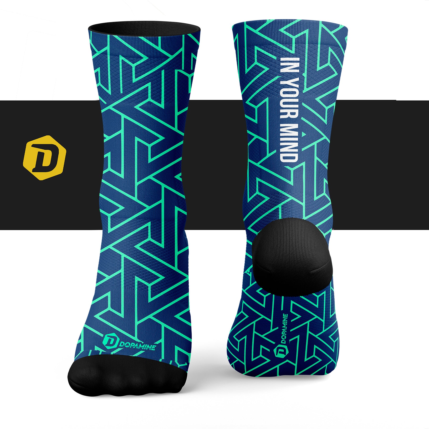 Calcetín Deportivo SOCK SPORT+ EVERYTHING STARTS IN YOUT MIND - DOPAMINEOFICIAL